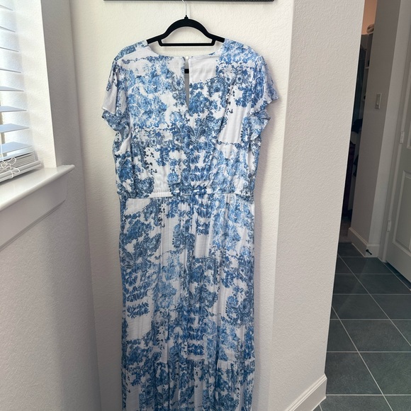 Blue summer dress - Picture 2 of 4